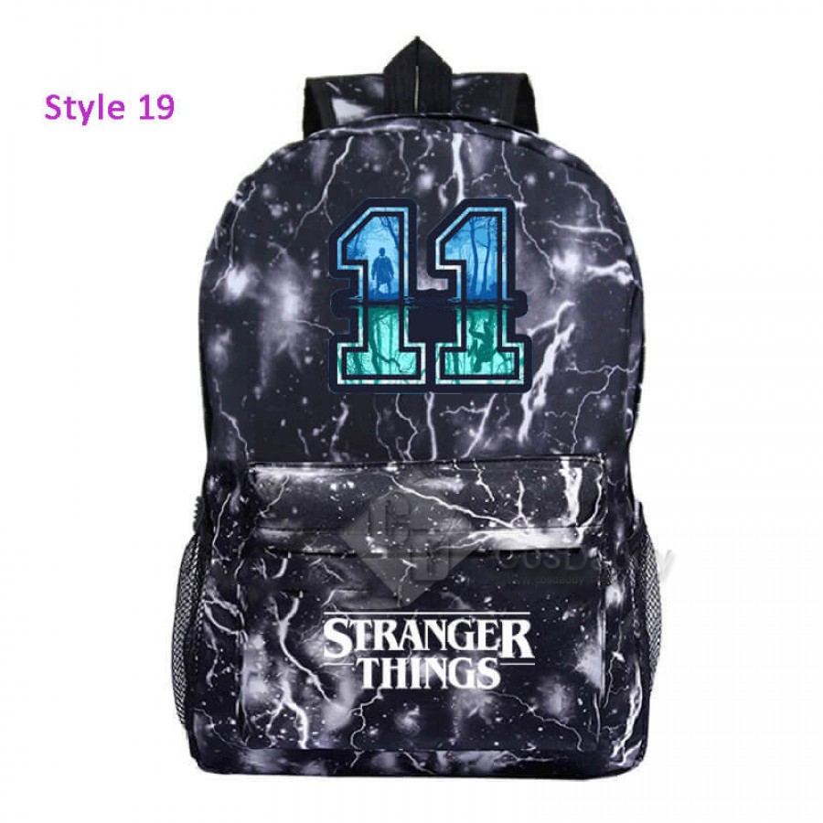 stranger things backpack and lunchbox